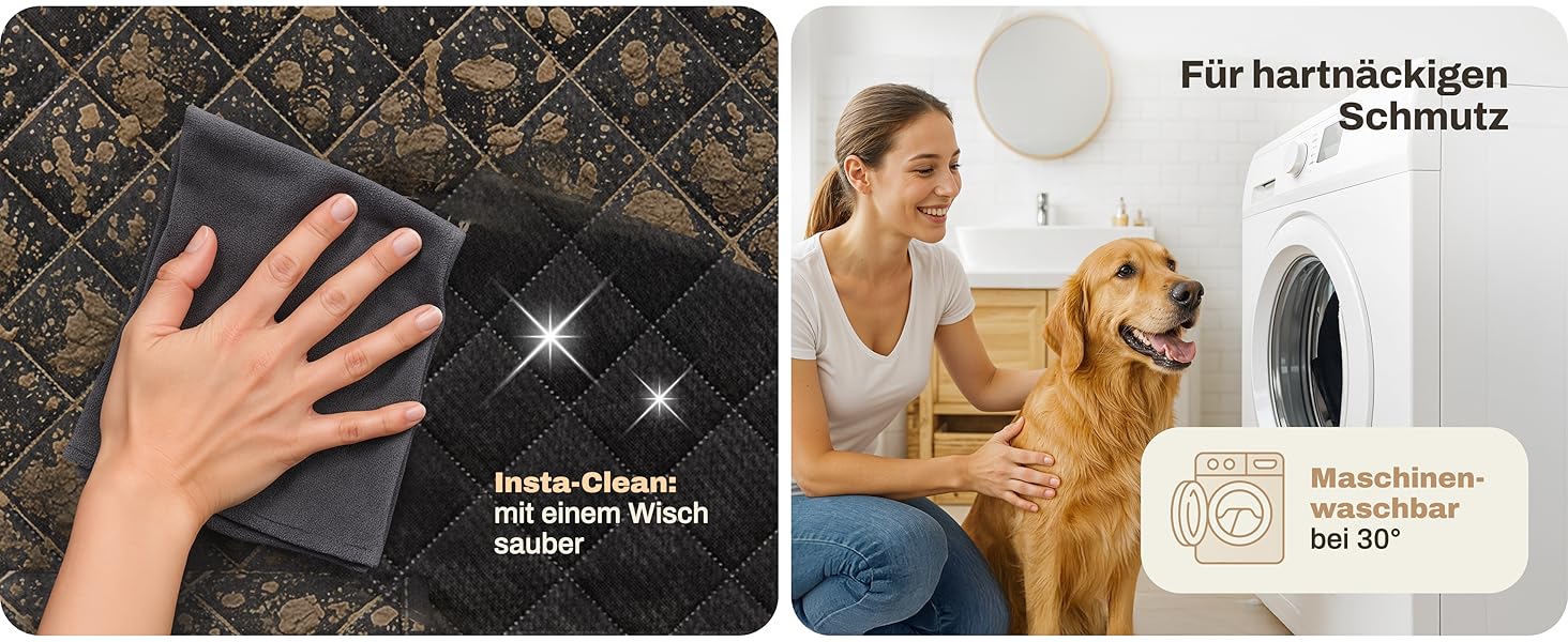 Захист для багажника авто від бруду та подряпин для собак HELDENWERK, чорний, преміум-якість, стежканий, з захистом бокових панелей та краю багажника, водовідштовхувальний, універсальний