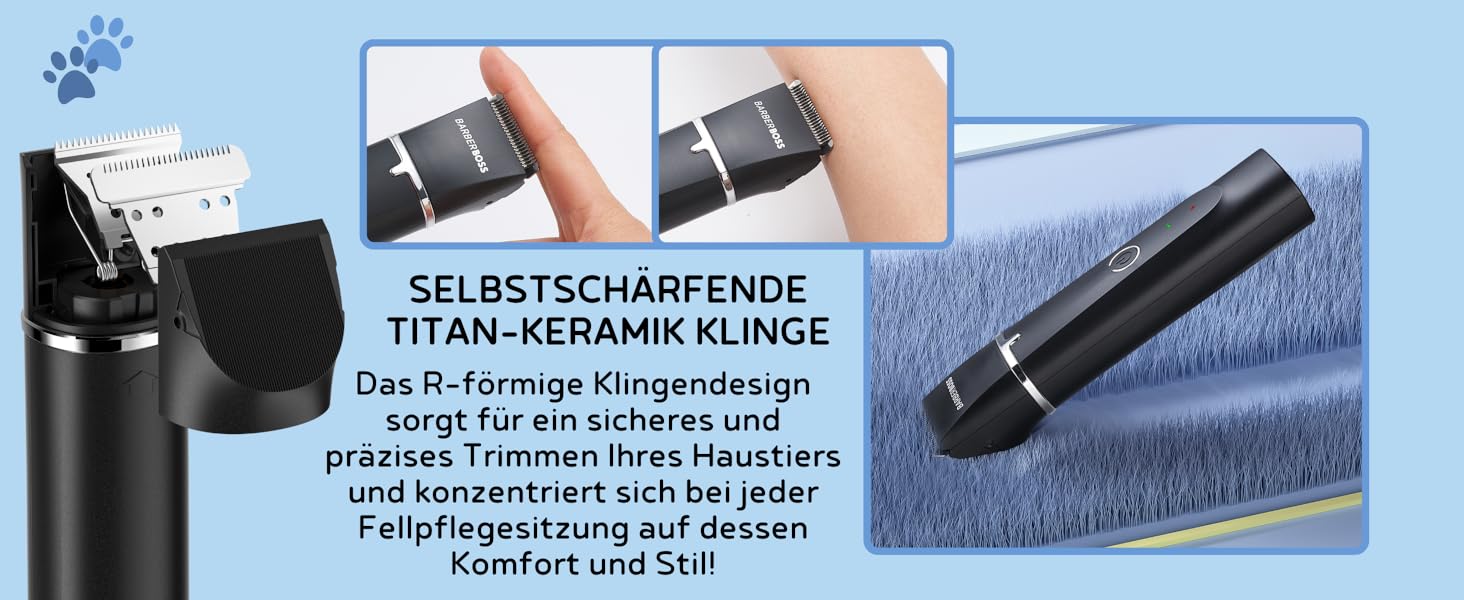 Набір для грумінгу собак BarberBoss QR-9092: триммер та машинка для догляду за шерстю, професійний набір для собак та котів