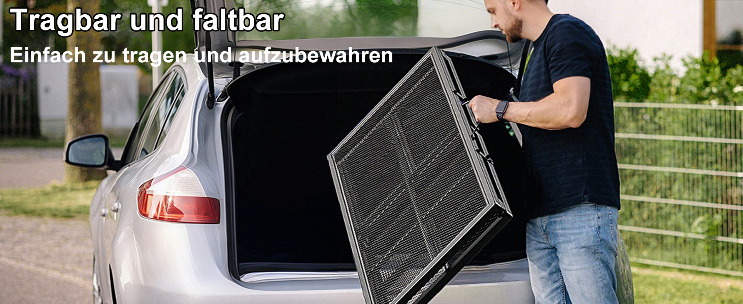 Рампа для собак у автомобіль Extra 190 см, складана, для великих порід (до 180 кг), 190x50 см