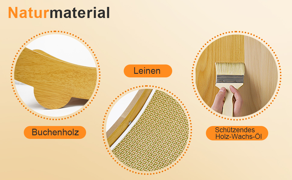 LUMIN TUTU Котячий будиночок 2-в-1: когтеточка та ліжко для котів, 59x34 см, міцний, з натурального льону, без виділення ворсу