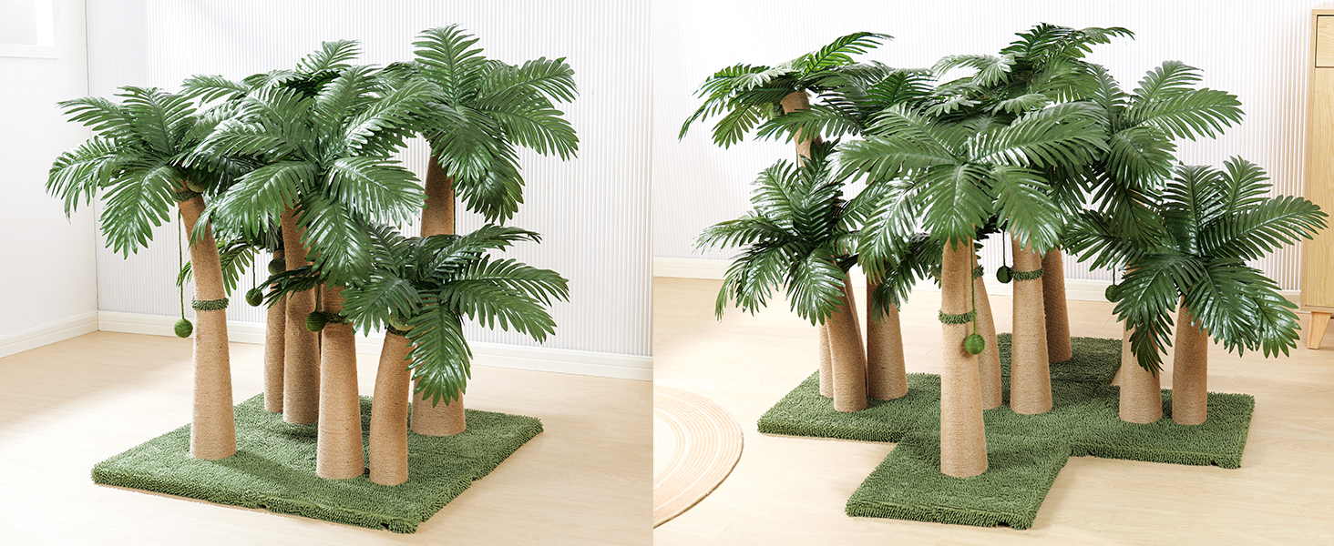 Котяча кігтеточка Furlogy, 92 см, з мотузкою та іграшками, для дому