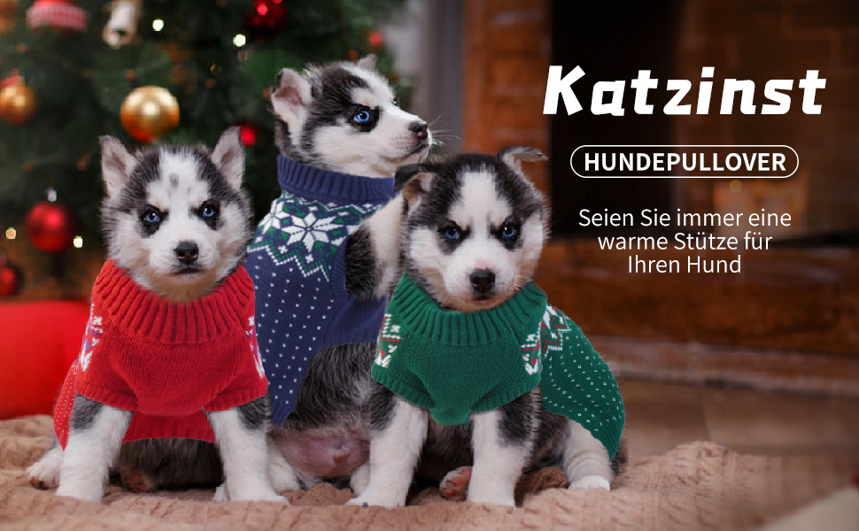 Пуловер для собак KATZINST, теплий флісовий пуловер для маленьких собак, святковий новорічний пуловер, для Французького бульдога, такси, чихуахуа, йоркширського тер'єра, зелений, XS