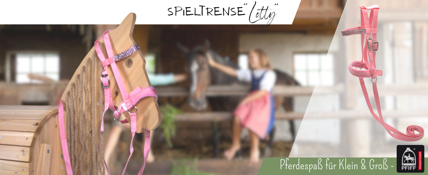 Зауваження для іграшкових коней PFIFF 'Lotty' (103126), універсальний розмір, фіолетовий