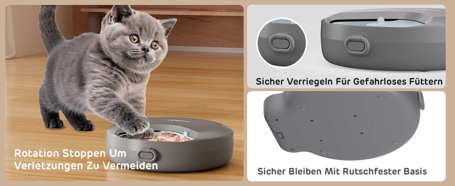 Автоматичний дозатор корму для котів iPettie Zharko - 4 відділення, таймер, охолоджуючі пакети, легко мити