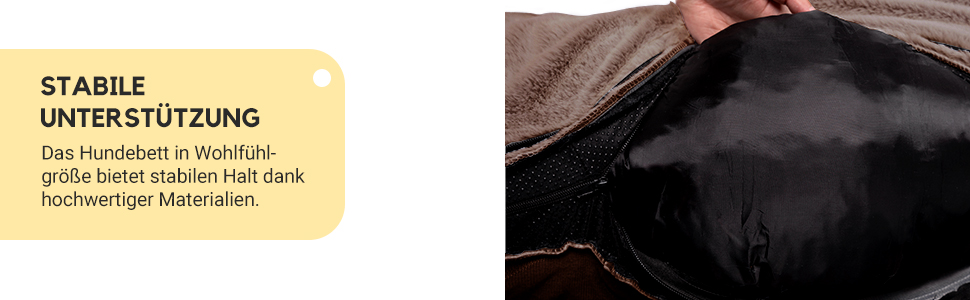 Велике собаче ліжко Furryfection для людей, 180x114x35,6 см, коричневе, з ковдрою та подушкою