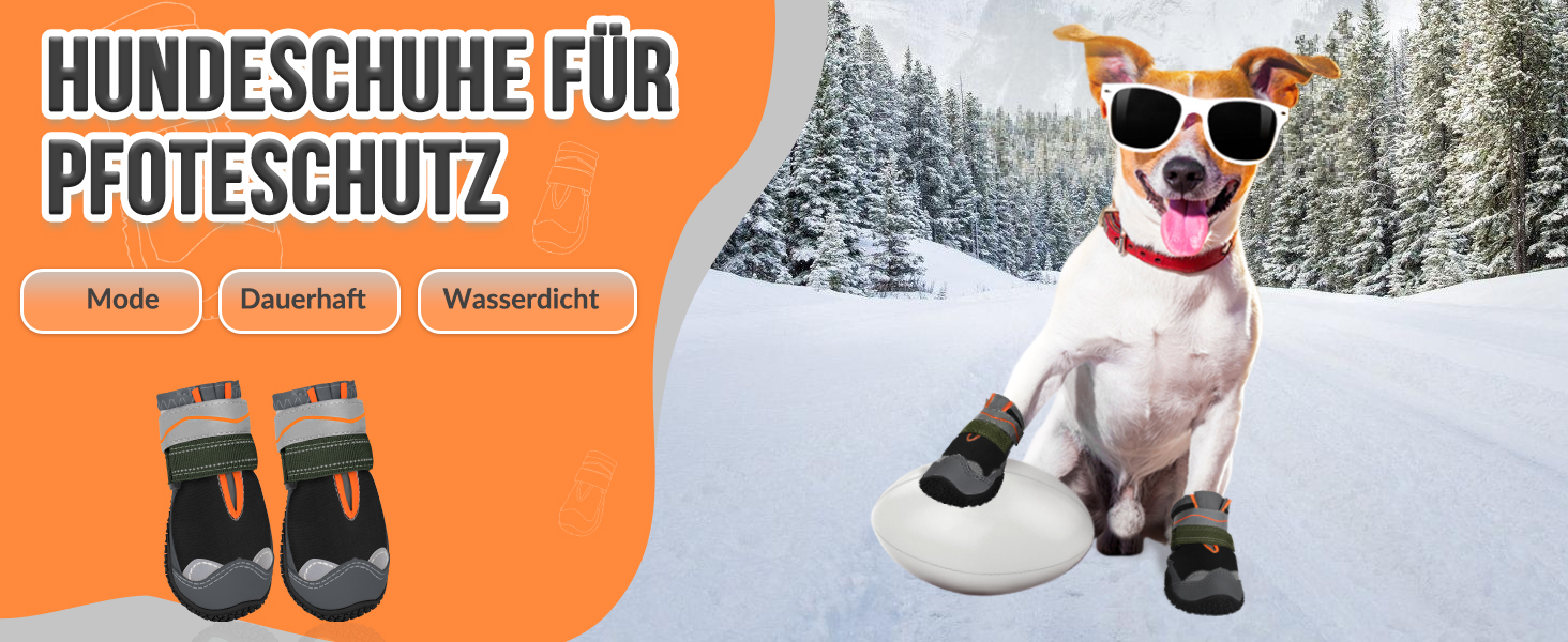 Зручні собачі черевики для захисту лап, 2 шт. - дихаючі, з неслизькою підошвою та світловідбиваючим кріпленням. Підходять для собак маленьких, середніх та великих порід. Ідеально для спорту та прогулянок на відкритому повітрі (Чорний, розмір 8).