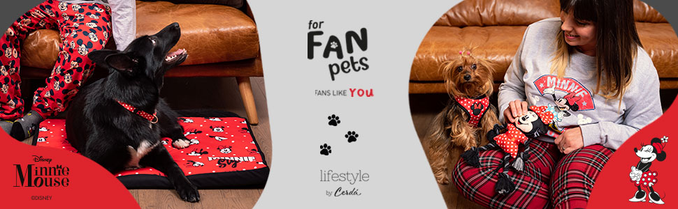 Зимовий теплий накид для собак Cerdá ForFanPets Minnie Mouse з офіційною ліцензією Disney, багатобарвний