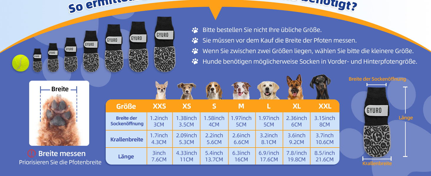 Чорні антиковзкі шкарпетки для собак (XXL) - захист лап від слизькості на твердих підлогах