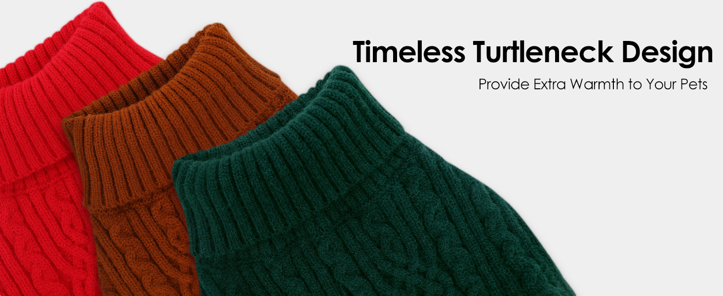 Пуловер для собак AOFITEE для маленьких порід, такса, мопс, мальтипу, з коміром-стійкою, теплий зимовий пуловер, червоний, розмір S