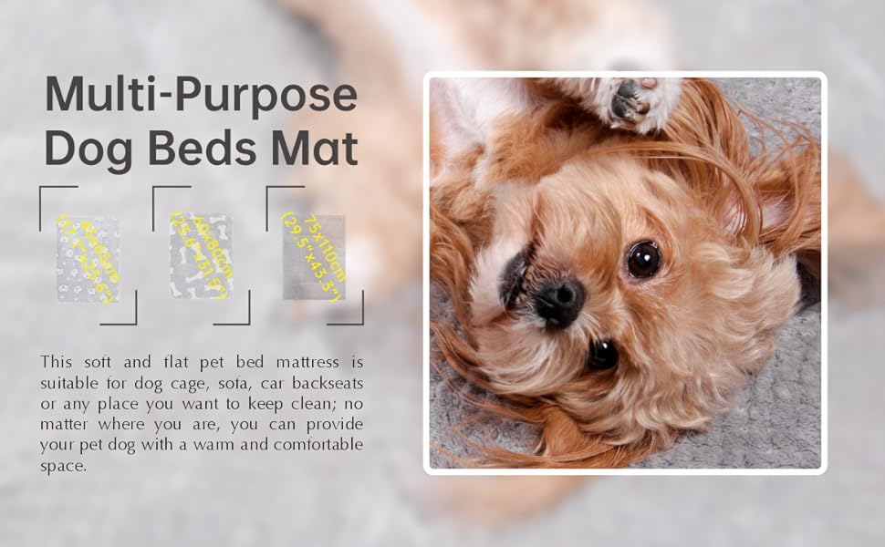 Килимок для собак та котів, 60x80 см, сірий - м'який, дихаючий, машинного прання