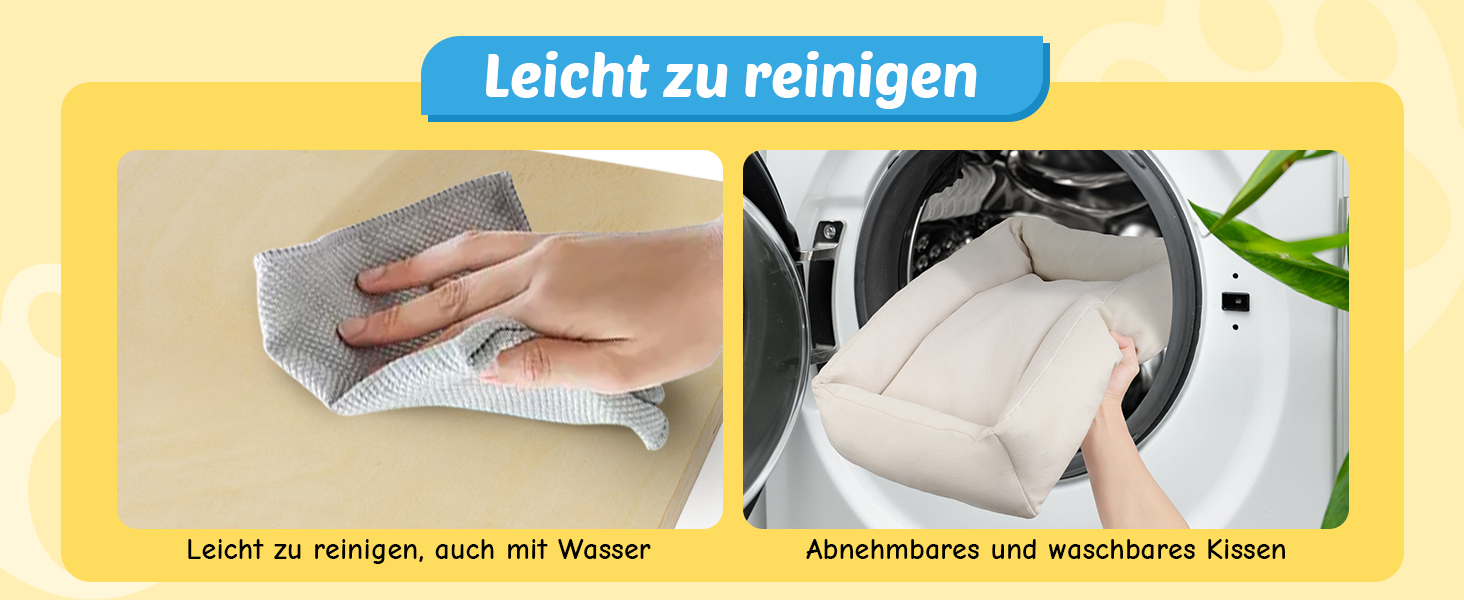 BSWAY Крісло-лежанка для котів з дерева, сонячно-жовтого кольору, 53x40 см. Знімний чохол матраца, витримує до 15 кг. Клітка-будка для котів