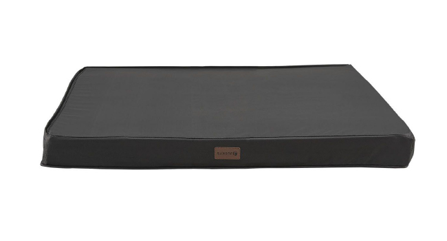 Ортопедичне ліжко для собаки Juskys Milow 112x81см сіре