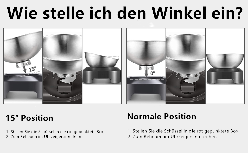 Миска для котів з нахилом 15° з нержавіючої сталі, харчової якості, миється в посудомийній машині, з силіконовою основою, для котів та цуценят, 1 шт.
