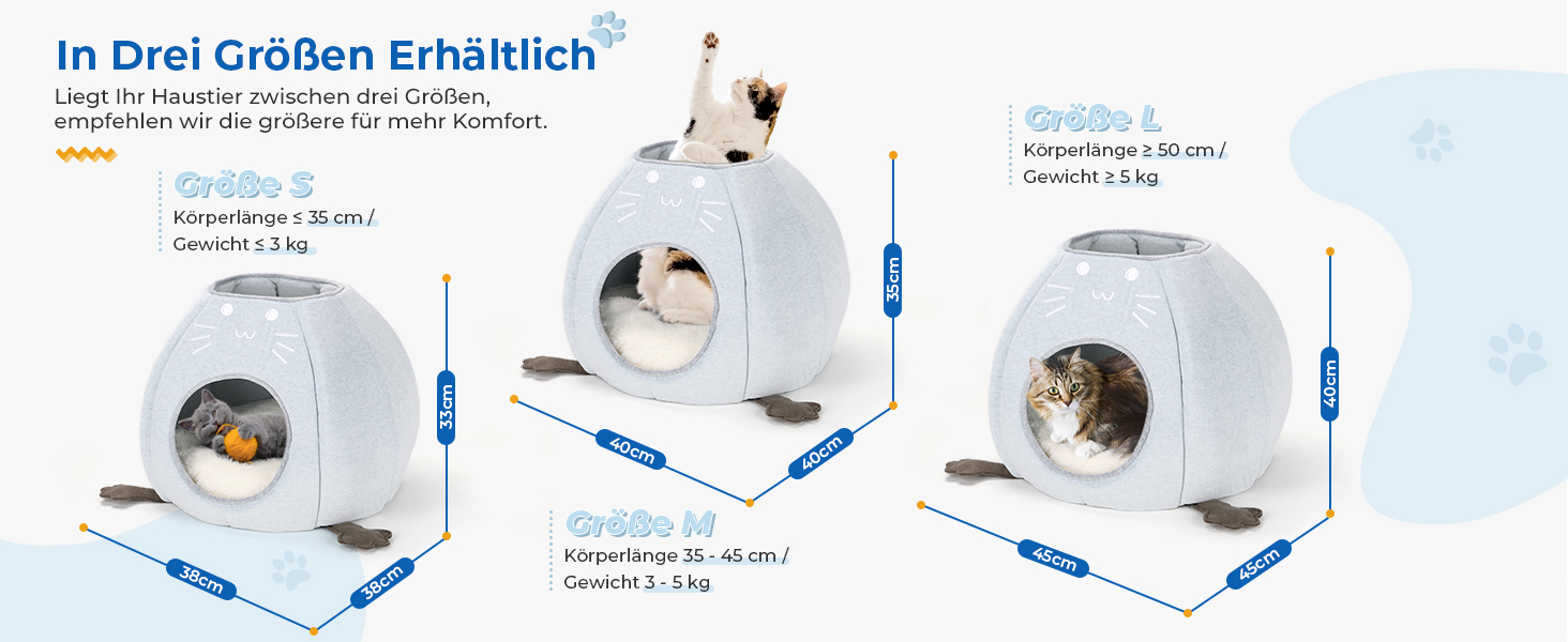 Кігтеточка-будиночок для котів, блакитна, розмір M, 40x40x35 см. Зручне ліжко з Sherpa подушкою, ідеально для дому.