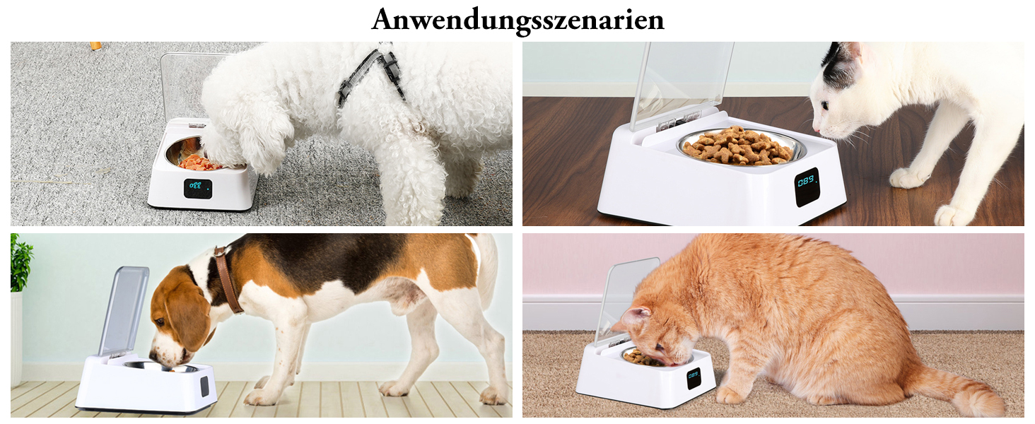 Автоматичний годівниця для собак та котів Pet Smart Feeder, 350 мл, відкрита кришка, перезаряджувана