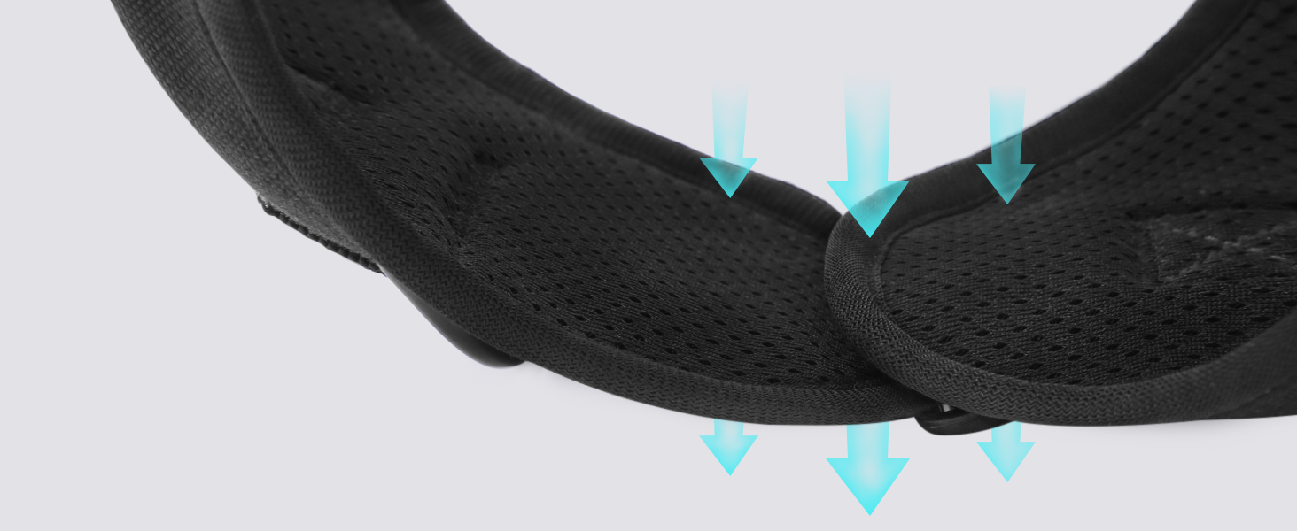 Шлейка для собак Rabbitgoo великих порід, без натягу, тактична з MOLLE, металеві пряжки, дихаюча, військова, чорна, L