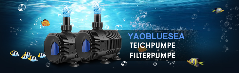 Енергоощадний насос для ставка Eco 2300 л/год 35Вт, фільтр-насос для водойм і струмків, для кої, водяний насос