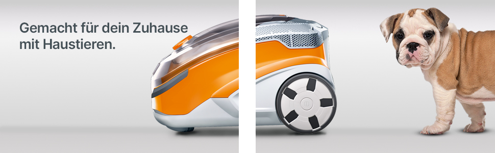 THOMAS Aqua+ PET & Family – потужний пилосос 1700 Вт для прибирання шерсті тварин – мокрий та сухий пилосос, чищення м'яких меблів та підлоги з функцією миття. Підходить для килимів, диванів, меблів та матраців.