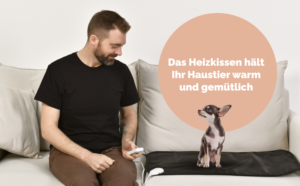 Тепла підстилка для котів та інших тварин Mimi, 50x80 см, 3 режими нагріву, для котів, собак, курчат, кроликів