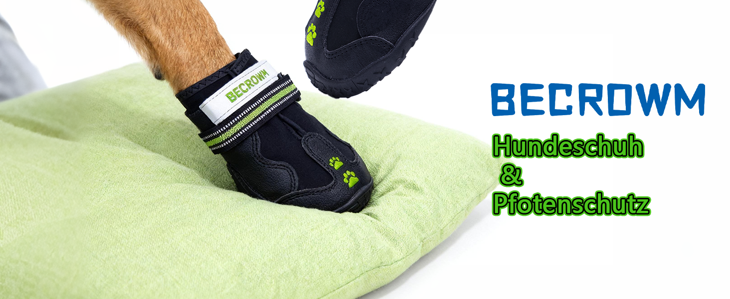 Водонепроникні антиковзні собачі чоботи з відбивачами, для дощу/снігу/бруду та прогулянок на природі, підходять для собак від маленьких до великих (Чорний, #1 (ширина 4,7 см) для 6,8–10 кг)