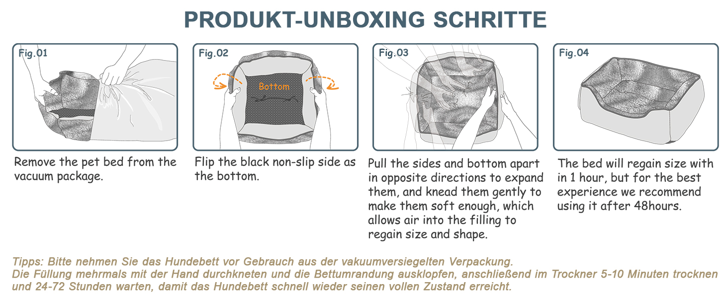 Велике собаче ліжко з неслизьким дном, кошик для собак/диван для домашніх тварин з тканини корд, піднятий борт, для лабрадора, німецької вівчарки, 89x64x23 см, сірий колір