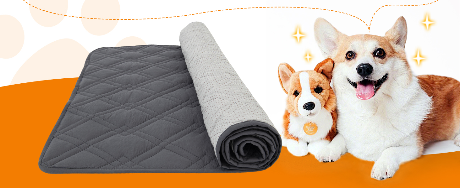 Водонепроникний плед для собак GYURO, великий, миючий, з неслизьким покриттям, захищає меблі (сірий, 235*259 см)