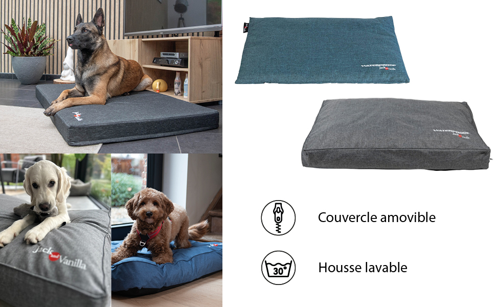 Килимок для собак Jack and Vanilla – водовідштовхуючий, XL, 104 x 68 см