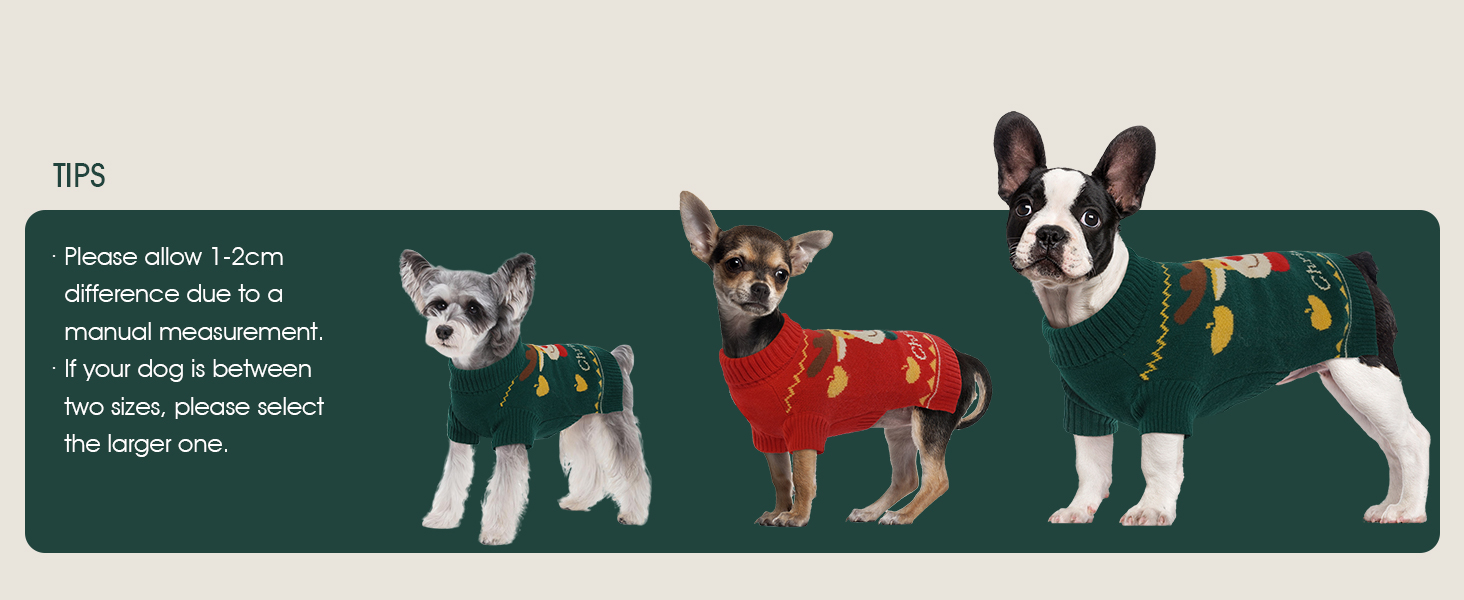 Пуловер для собак Kuoser на Новий Рік, теплий в'язаний пуловер для цуценят, м'який зимовий одяг для собак, святковий пуловер з оленем для маленьких та середніх собак, зелений L, зелений