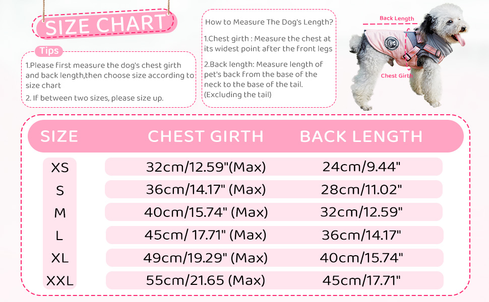 Зимовий теплий одяг для цуценят, світловідбиваючий, водонепроникний, з шлейкою для собак маленьких та середніх порід, L, Червоний