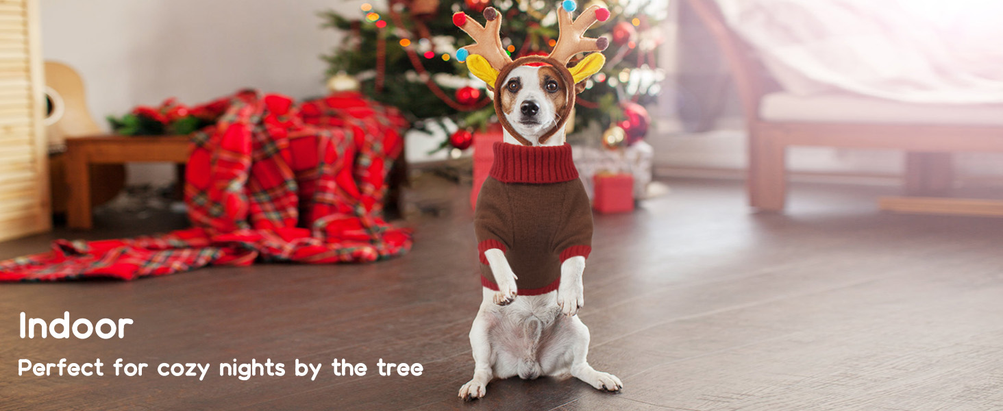 Теплий рожевий пуловер для собак на Новий рік з отвором для шлейки, для мопсів, французьких бульдогів, цвергшнауцерів, розмір L