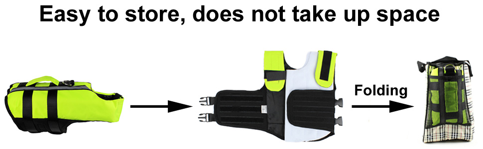 Жилет для плавання собак, жилет для собак, надувний жилет для собак з ручкою та світловідбиваючими смугами (S, зелений)