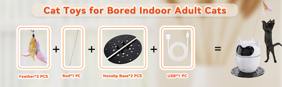 Інтерактивна іграшка для котів, автоматична лазерна іграшка для котів, розумна іграшка для котів/кошенят/собак (біла)