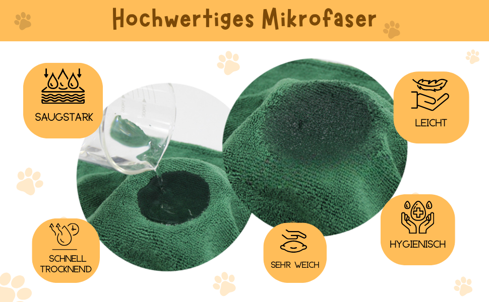 Рушник для собак Luminoza: мікрофібра, швидко сушить, для собак та котів (Сірий)