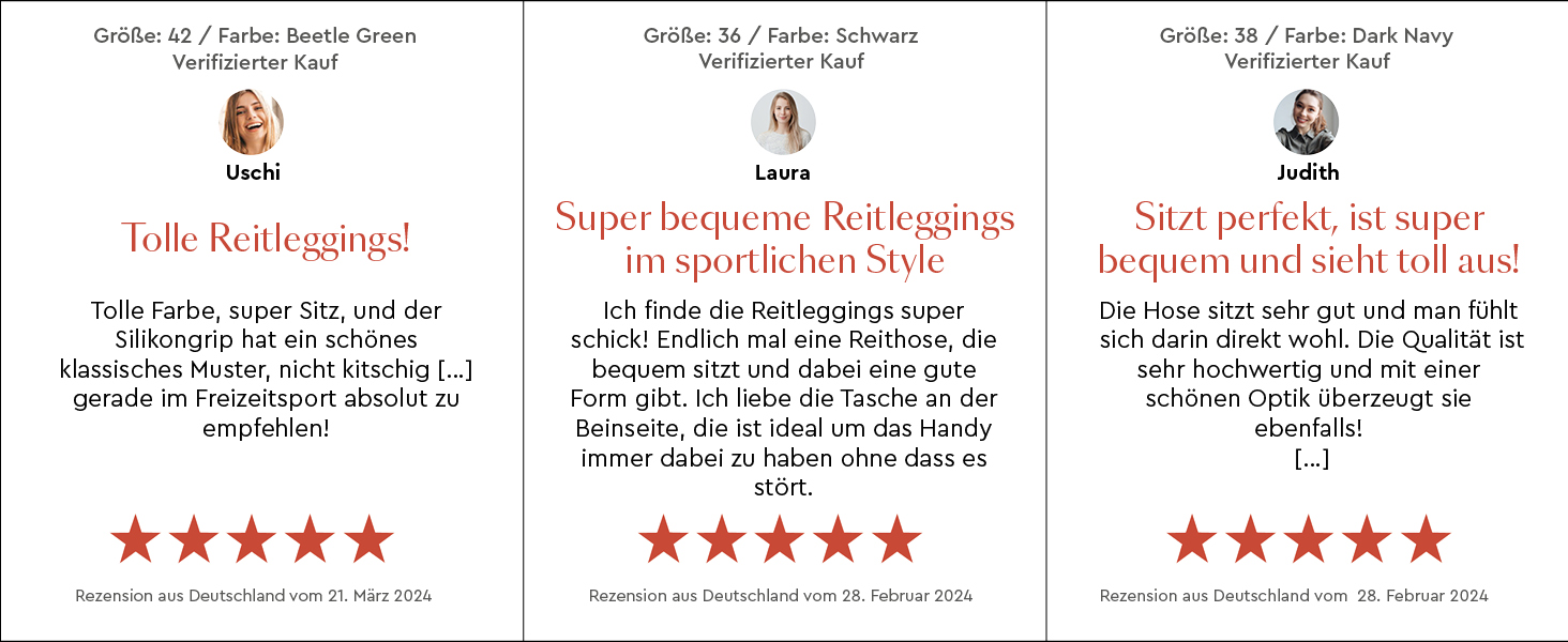 Легінси для верхової їзди HORZE DEA, чорні, з повним сидінням та кишенею для телефону, 40 розмір