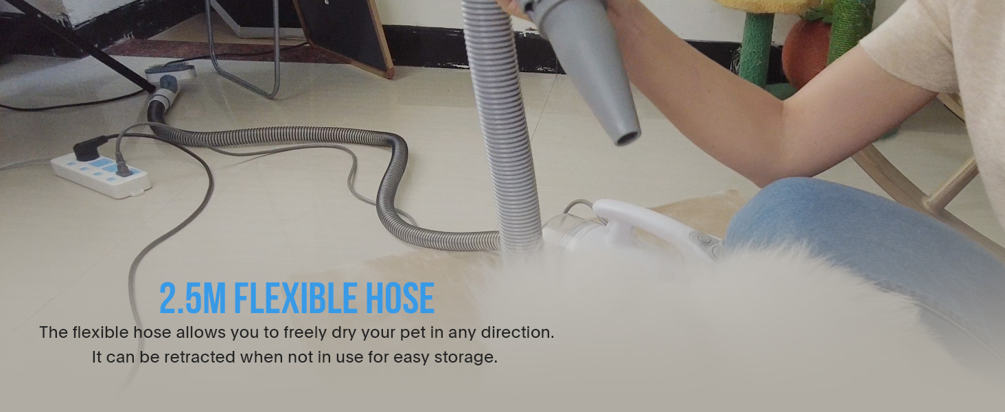 XPOWER B-117: Фен-пилосос для собак та котів - видалення шерсті, тиха та безпечна грумінг-система