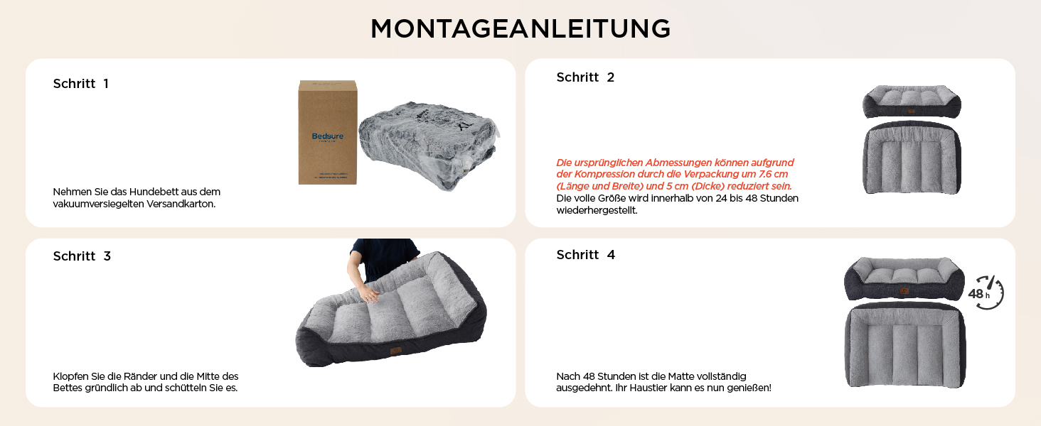 Крісло-лежанка для собак BEDSURE великих порід - 89x63 см, товста підстилка, водонепроникний чохол, антиковзаюча поверхня, м'який плюш Sherpa, темно-сірий колір