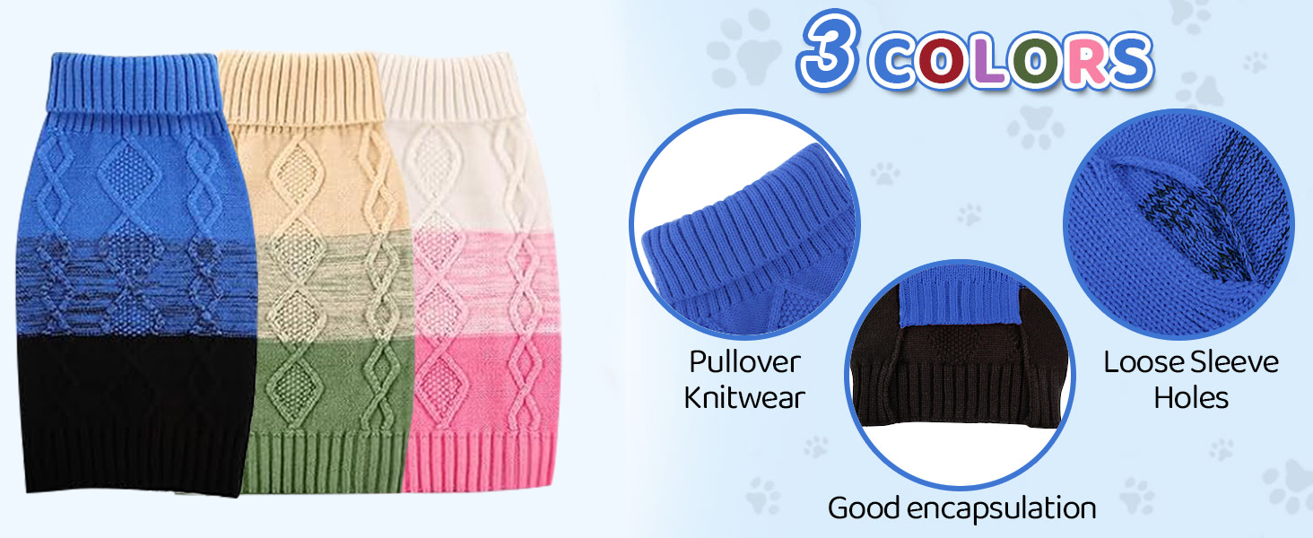 Теплий пуловер для собак ASENKU: для малих та середніх собак, осінь-зима, теплий, з коміром, червоний