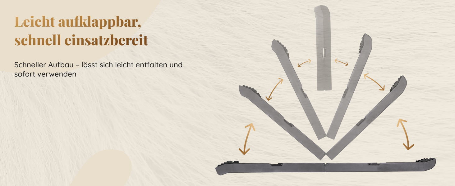 Рампа для собак у машину, складна – 174 см x 38 см – гумовий антиковзкий килимок – для великих собак, авто/SUV – вантажопідйомність 85 кг – темно-сіра