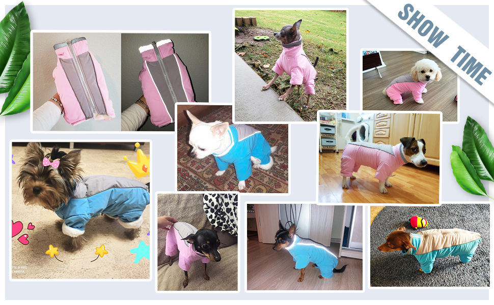 Водонепроникна куртка для собак з флісовою підкладкою, тепла зимова куртка для собак, одяг для собак, синього кольору для чоловіків