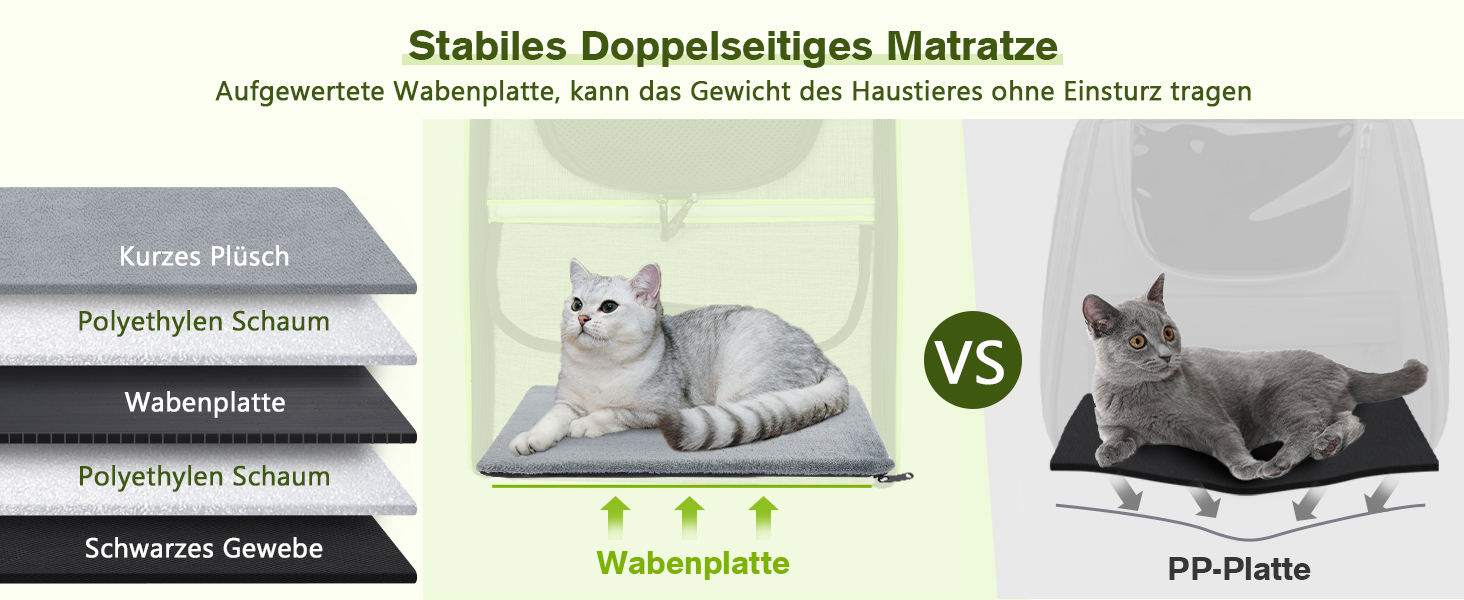 Рюкзак для кота Pecute з сітчастим вікном, чорний, до 6 кг