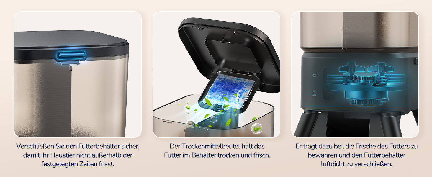 Автоматичний годівник для котів PalNests 4L з Wi-Fi, програмований таймер, керування через додаток, для котів та собак