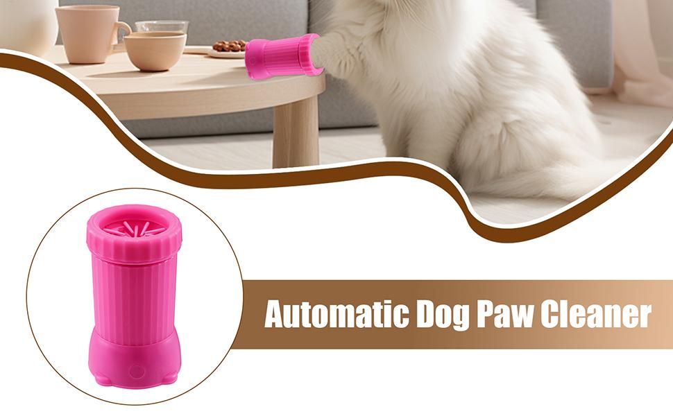 Автоматичний мийник лап для собак середніх та великих порід, USB-зарядка, для дому та прогулянок, блакитний