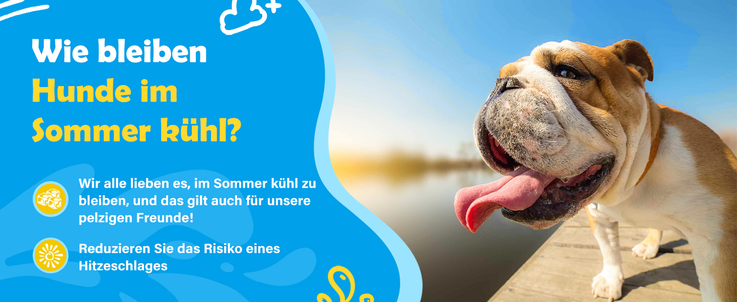 Басейн для собак Peteast великих і малих порід, дітей, 59 дюймів (150 см), розкладний, іграшка для води, антиковзаюча, блакитний