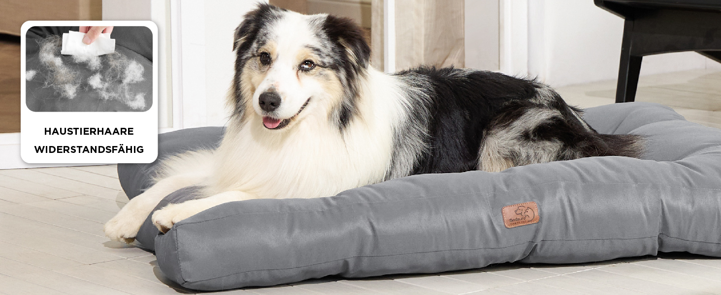 Килимок для собак BEDSURE великих порід, 111x89 см, водонепроникний, коричневий, 10 см заввишки