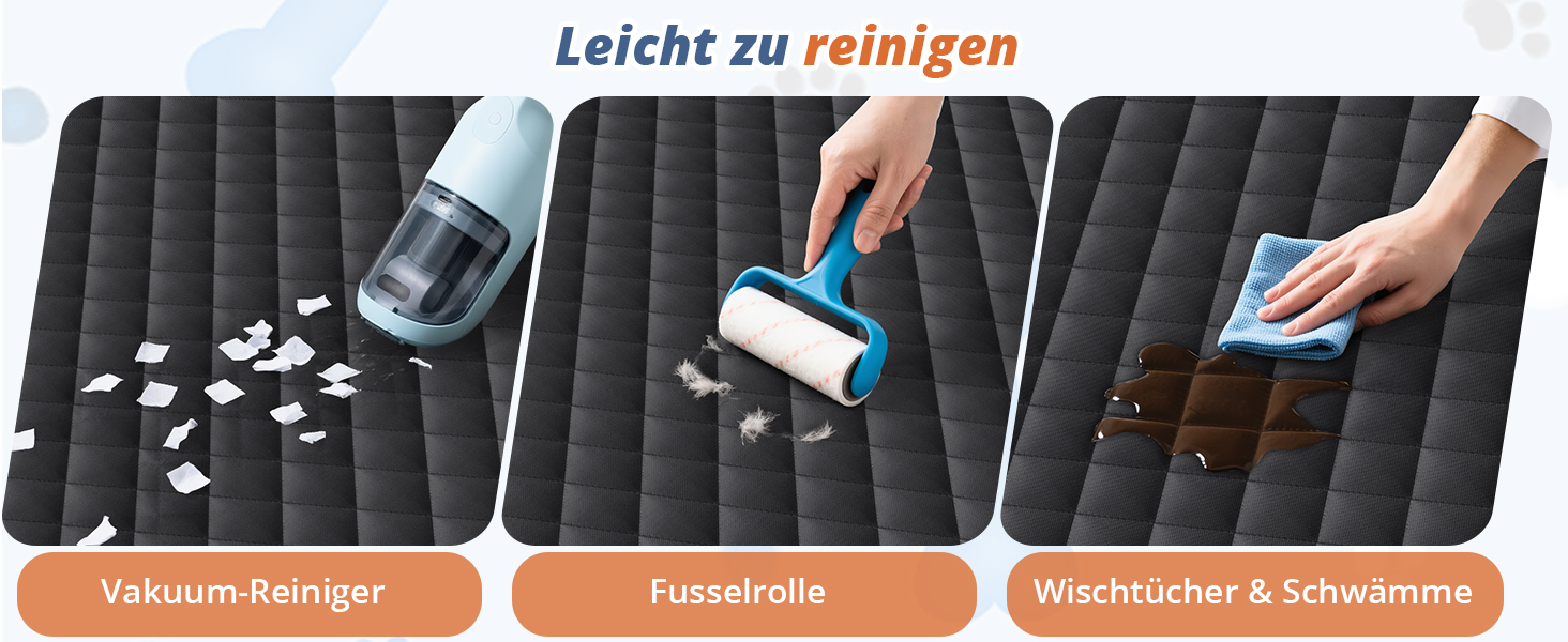Водонепроникний килимок для собак у машину Heatail для заднього сидіння з боковими захисниками та сіткою, 135 x 148 см, чорний/помаранчевий
