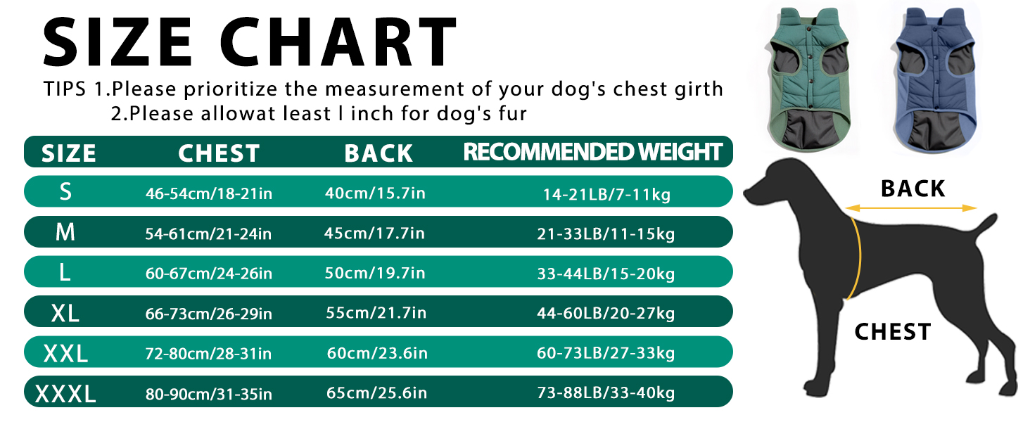 Водонепроникний собачий дощовик/куртка Poiinvc з отвором для шлейки, світловідбиваючий, теплий, для собак S-XXXL, зелений