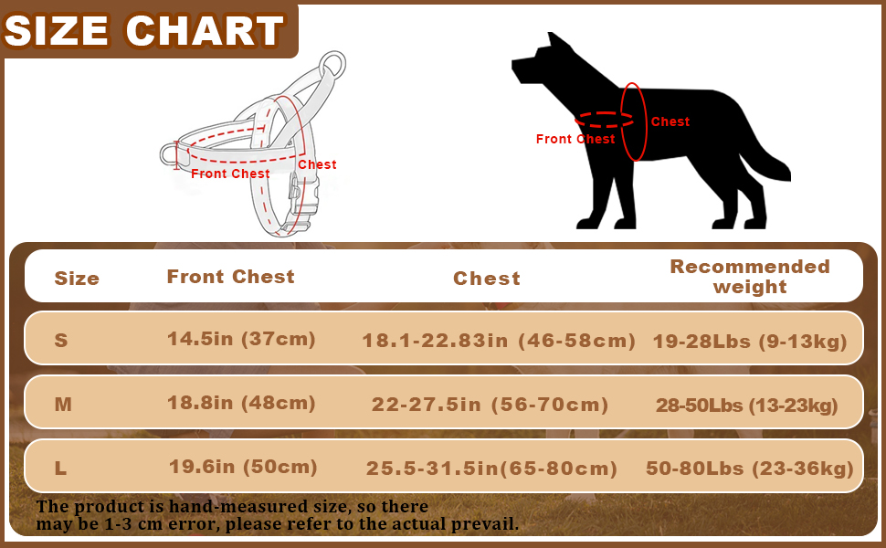 Шлейка для собак, антинатяжна, світловідбиваюча, для середніх та великих собак, регульована, м'яка, дихаюча, для прогулянок та бігу (L), Style1-L