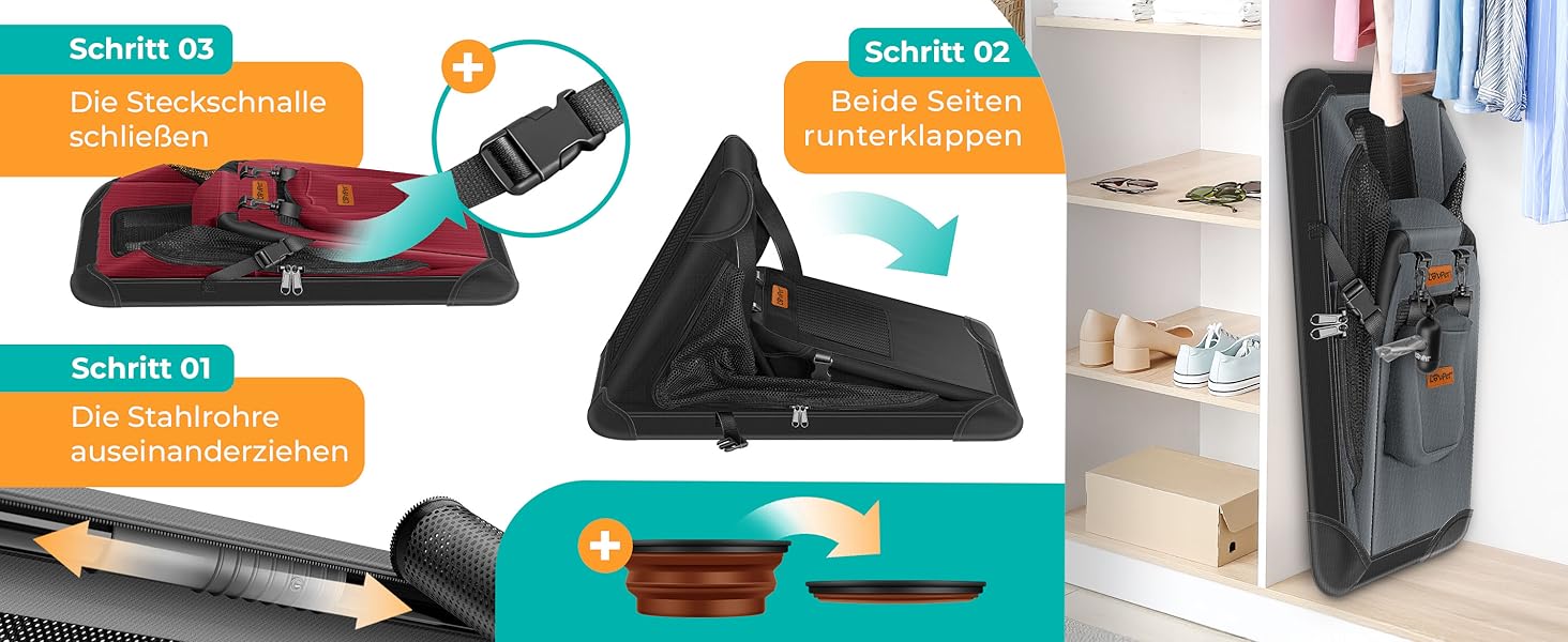 Транспортна переноска для собак та котів XXL 92x64x64 см | Переноска для тварин з мискою та плечовим ременем | Для котів та собак, сірого кольору