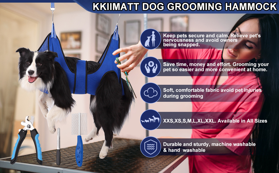 Гамак для грумінгу котів та собак Kkiimatt: догляд, стрижка кігтів, зручність та безпека