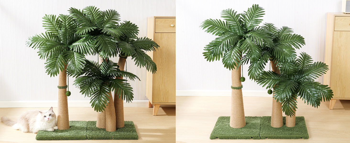 Котяча кігтеточка Furlogy, 92 см, з мотузкою та іграшками, для дому